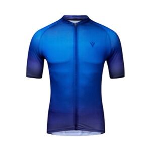Vicleo Movement Men's Pro Gear Series Cycling Jersey Blue-Black Ombre Size-M NWT